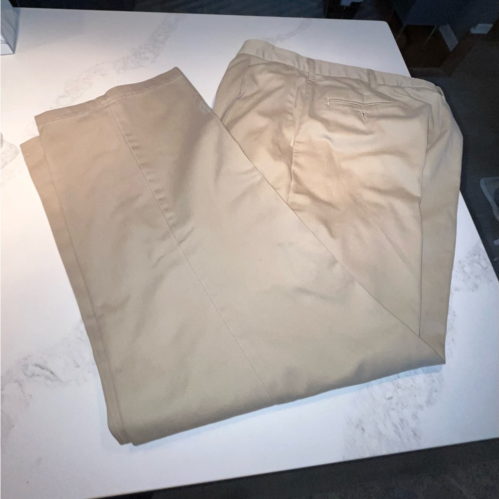 Men’s tan Lee No Iron pants.  Size 40x30.